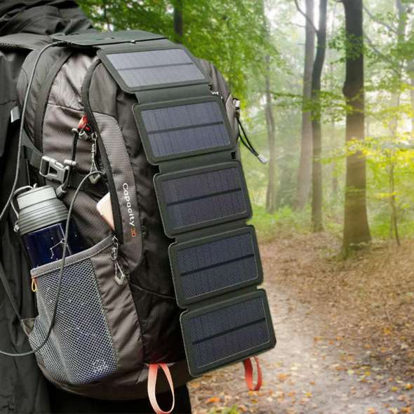 Survax™ 5 Panels Emergency Solar Charger - The HunterGear US